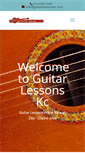 Mobile Screenshot of guitarlessonskc.com